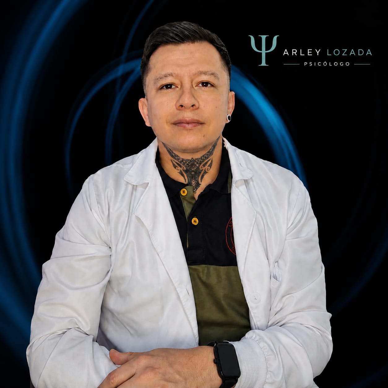 Retrato profesional del Psic. Arley Lozada